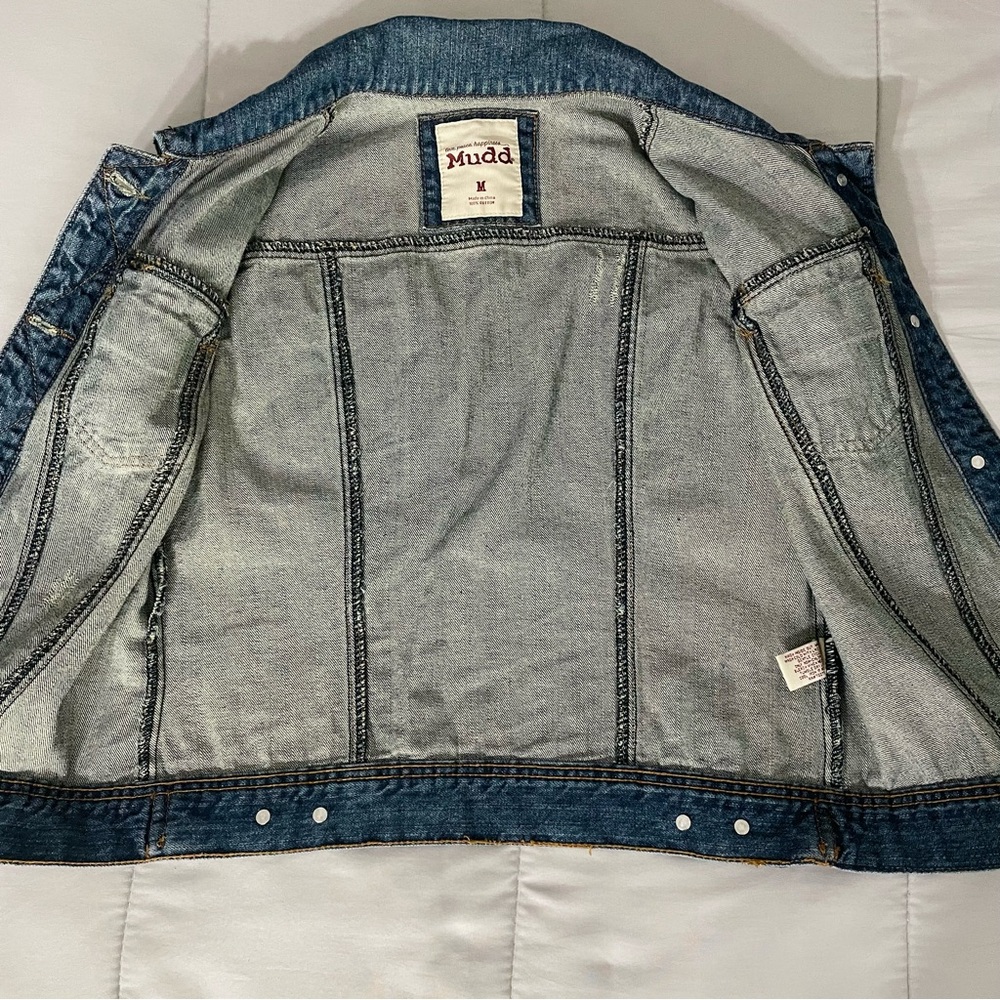 MUDD Denim Vest - Picture 3 of 7